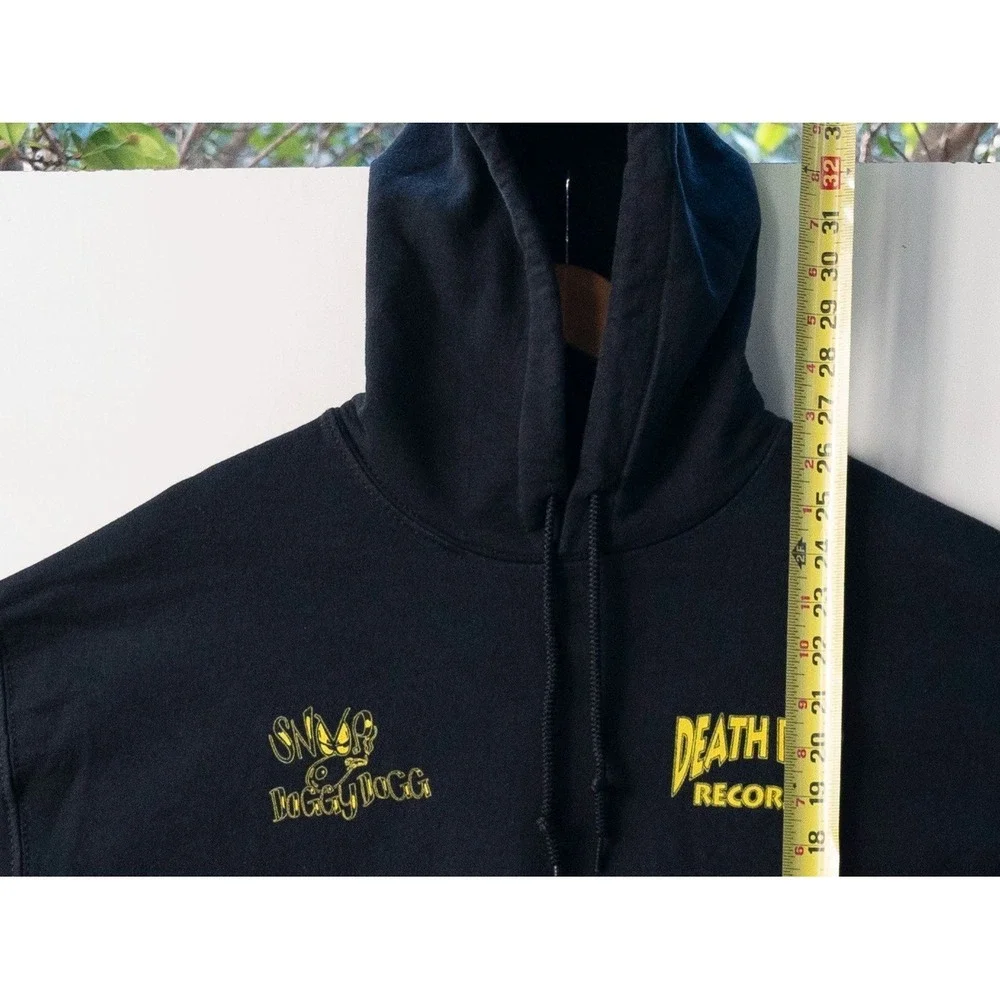 Death Row Records‎ Snoop Dogg Doggystyle 30th Anniversary Hoodie Black Size L